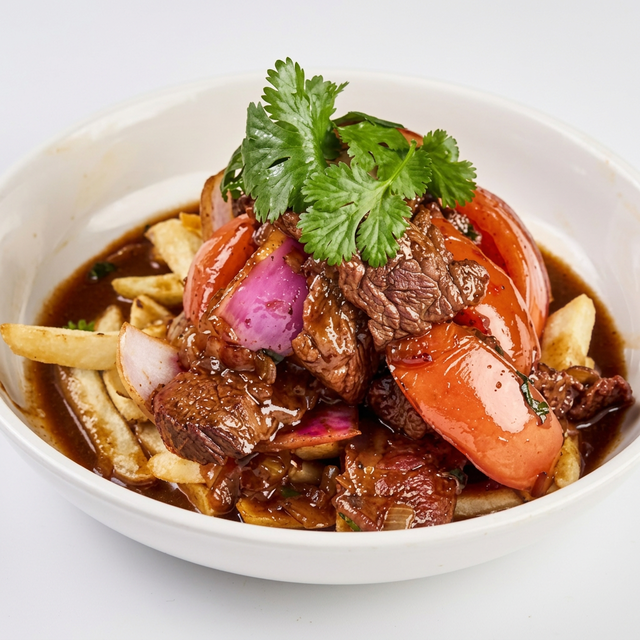 Lomo Saltado (Peruvian Filet Mignon Stir-Fry)